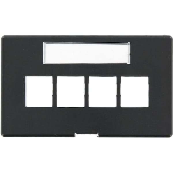 Leviton 4-Port Faceplate Fits Herman, Miller Modular Furniture 49910-HE4 - main