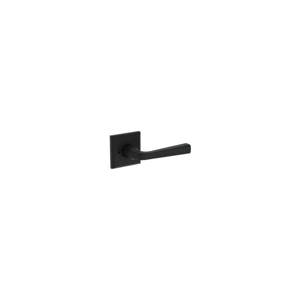 Baldwin Residential Door Levers Privacy Right Hand Satin Black PVKINTSR190 - main