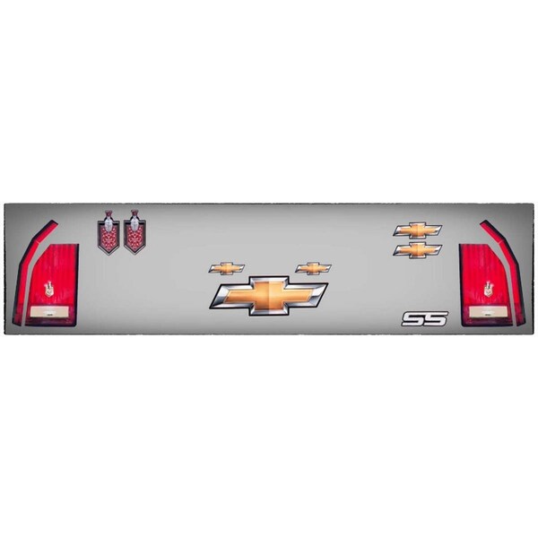 Five Star 021-450-ID Race Car Bodies Tail ID Graphics Kit for 1981-1988 Chevy Monte Carlo Street Stock FIV021-450-ID - main