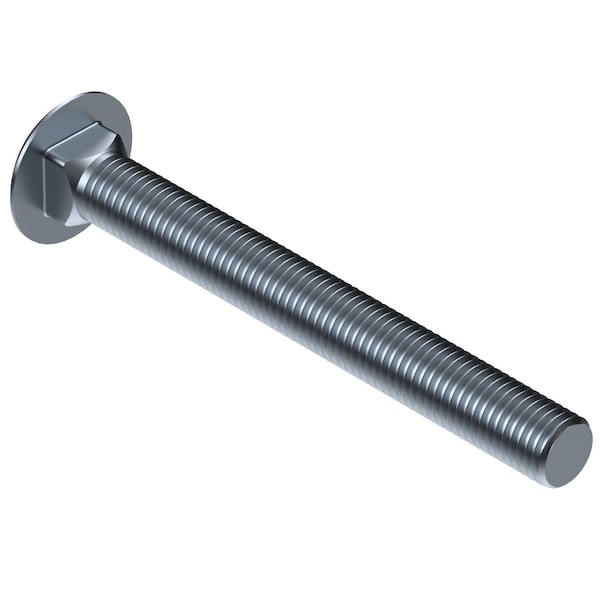 Huyett Square Neck Neck, 1/4"-20, 1-1/2 in L, Steel, Grade 5, Zinc Clear Trivalent BLTC00-0250-150053 - main