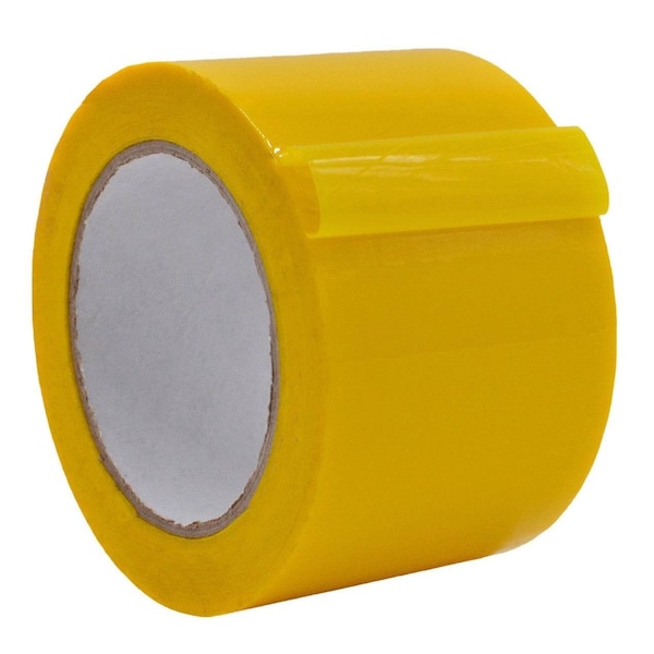 Wod Tape CSTC20WBA Carton Sealing Packaging Tape 2 Mil Acrylic Adhesive Yellow: 3 in. x 110 yds, 24PK WOD CSTC20WBA-03000-24-110-YEL - main