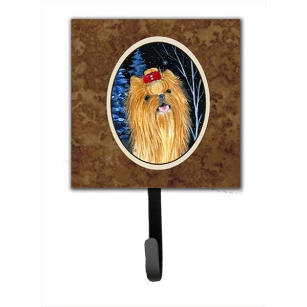 Carolines Treasures Starry Night Yorkie Leash Holder Or Key Hook SS8413SH4 - main