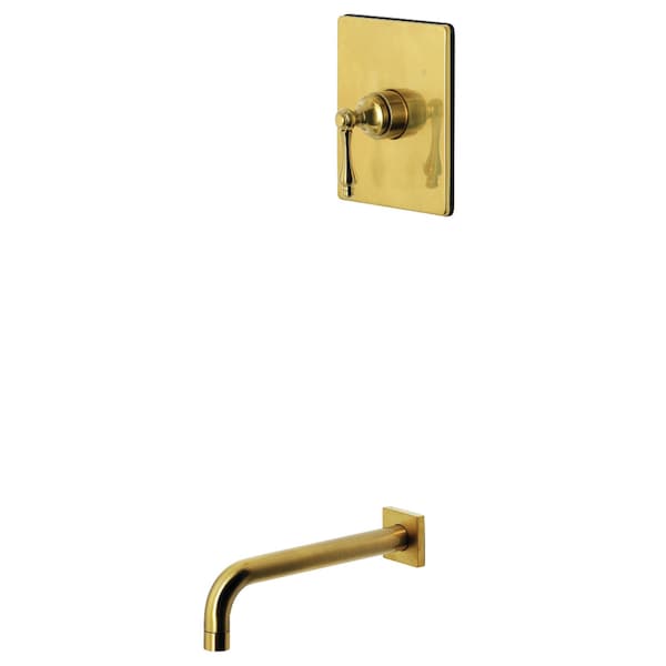 Kingston Brass Single-Handle Pressure Balanced Tub Faucet, Brushed Brass KB6347ALTO - main
