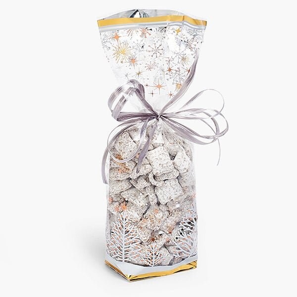 Nashville Wraps Sparkling Christmas Hard Bottom 1.4 Cello Bags, 2.75x2x10.5, 100PK 94872 - main