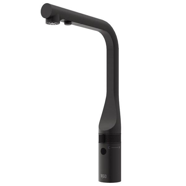 Vigo Jewel Touchless Kitchen Faucet in Matte Black VG02039MBS - main