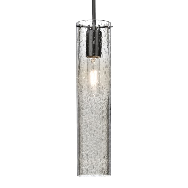 Besa Lighting Besa Juni 16 Pendant, Clear Bubble, Black Finish, 1x 60W MAX E26 Base 1JT-JUNI16CL-BK - main