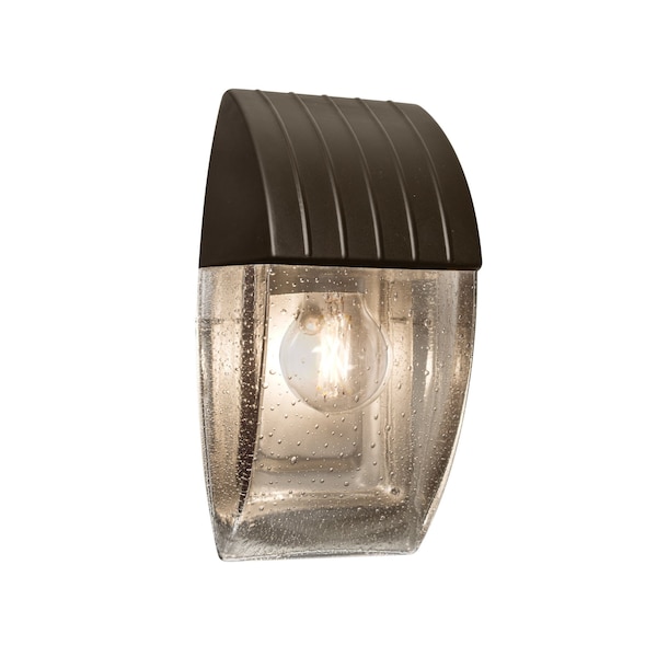 Besa Lighting Costaluz, Aqua Series Wall Sconce, Bronze/Clear Bubble, 1x8W LED Filament AQUACP-CL-EDIL-BR - main