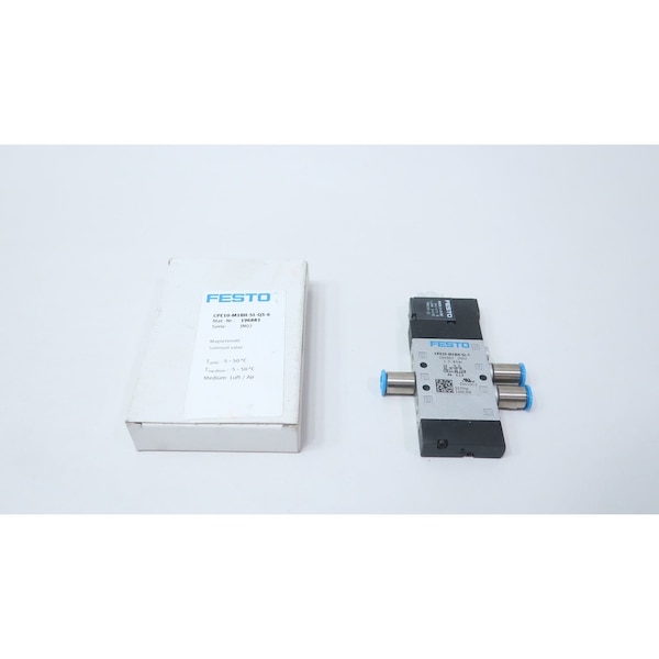 Festo PNEUMATIC SOLENOID VALVE 24V-DC 1.3-8BAR CPE10-M1BH-51-QS-6 - main