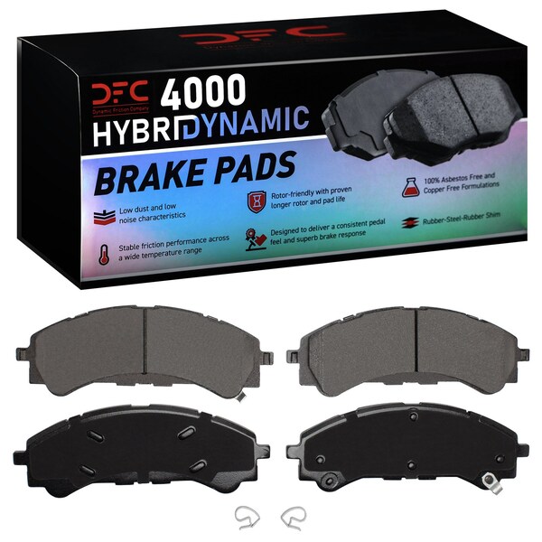 Dynamic Friction Co DFC 4000 HybriDynamic Brake Pads 4000-2216-00 - main