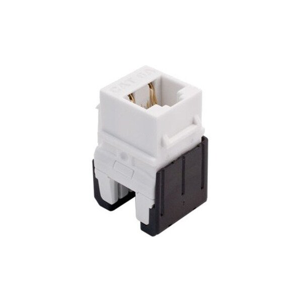 On-Q KEY: CAT6A QC RJ45 KYSTNE CON WH(M10) WP346AWH - main
