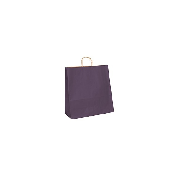 Bubblefast 200-18 x 7 x 18 3/4'' Purple Tinted Shopping Bags, 200PK BFBGS119PU - main