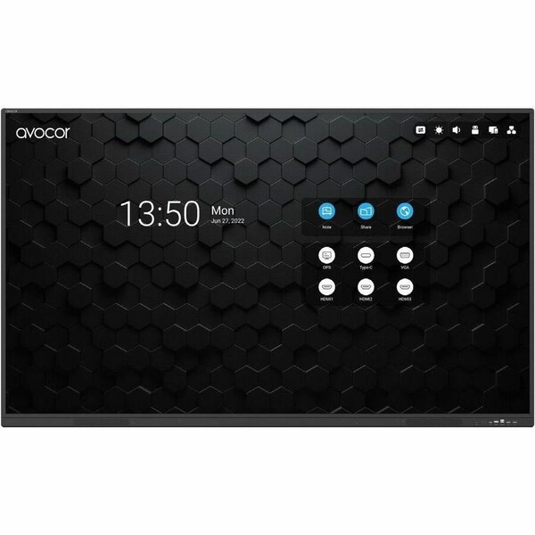 Avocor S-SERIES 86IN 4K IR LED INTERACTIVE DISPLAY, EDLA AVS-8610E - main