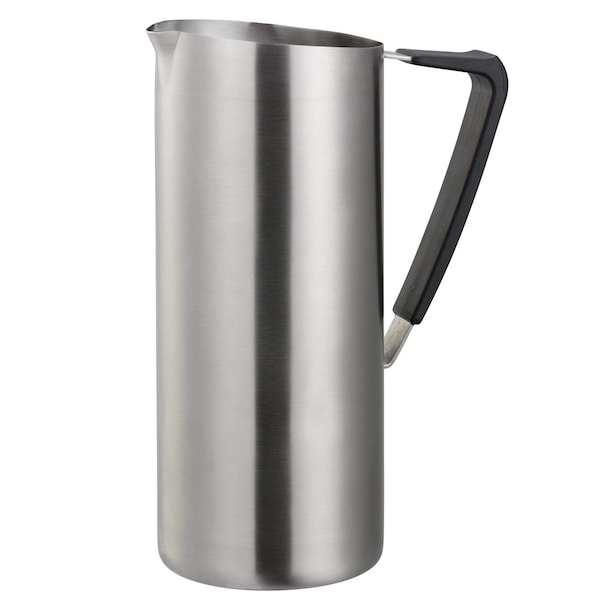 Service Ideas Double Wall Slim 1.6-Liter Stainless Steel Water Pitcher w/out Ice Guard in Brushed Stainless X7DWBSNG - main