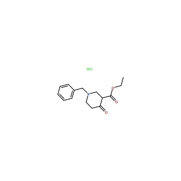 Ak Scientific 1-Benzyl-3-ethoxycarbonyl-4-piperidone hydrochloride (5g), CAS 1454-53-1 A174-5g - main