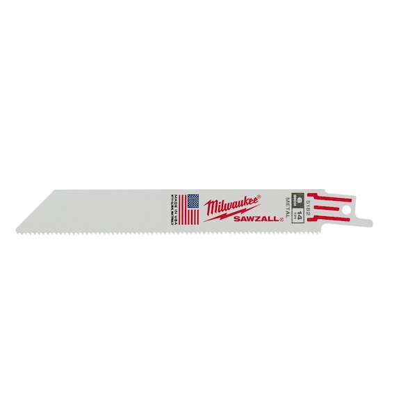 Milwaukee Tool 6 in x 14 TPI Reciprocating Saw Blade Combo Pack 48-01-7182 - main