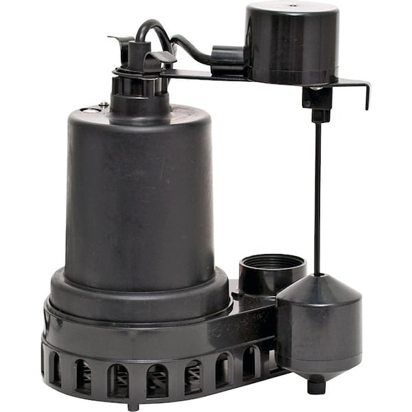 Superior Pump SUPERIOR PUMP 92372 Sump Pump, 120 V, 4.1 A, 1-1/2 in Outlet, 48 gpm 92372 - main