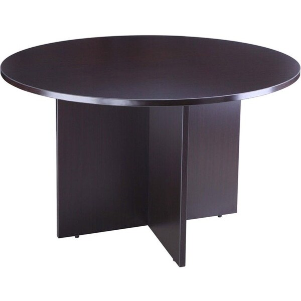 Boss Round Table, 47", Mocha N123-MOC - main