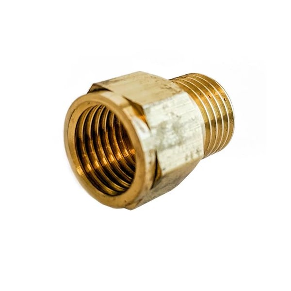 Tomahawk Power 1/2 in. Adapter Metric Thread Female to NPT Thread Male for Plumbing Hoses Fittings TPS25-NPTADT - main