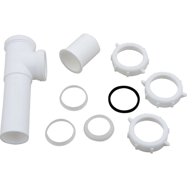 Do It Best 1-1/2'' Wht Polypropylene End Outlet Tee DIB66-8W - main