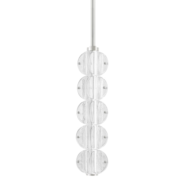 Hudson Valley Lighting Lindley 5 Light Pendant 5 In. Polished Nickel 1905-PN - main