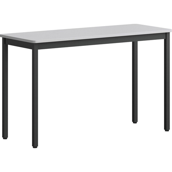 Lorell Utility Table, 500lb Capacity, 47.25" x 18.13" x 30", Gray LLR60753 - main