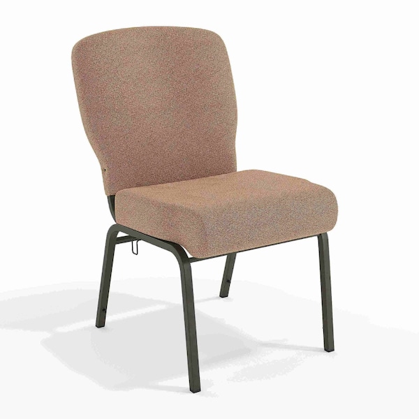 Flash Furniture Advantage Signature Elite Tan Speckle Church Chair, 20" Wide PCRCB-122 - main