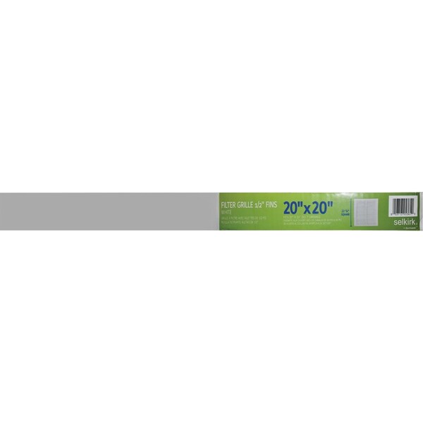 Selkirk 20'' x 20'' White Filter Grille 326W20X20R - main