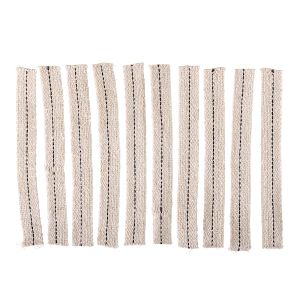 Kings County Tools 1/2 in Oil Lamp Wicks 10-Pack 5-Inch Long Flat Cotton Oil Lantern Wick Replacements GW87A01-26 - main