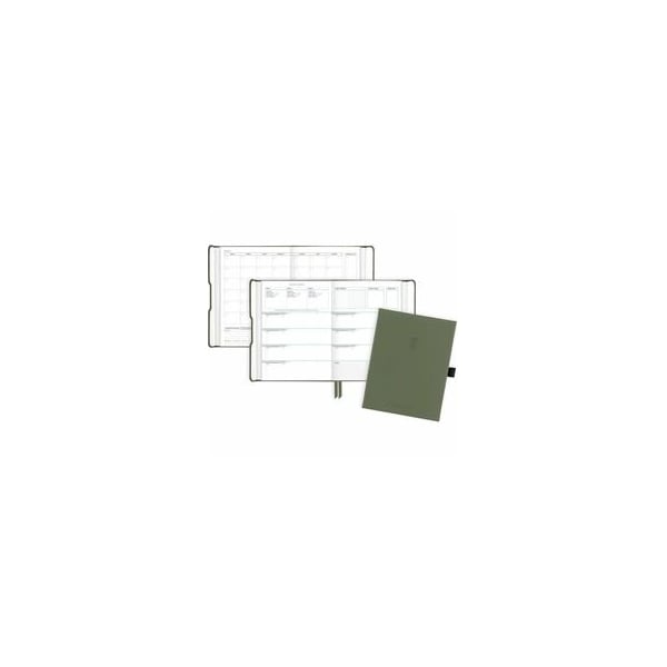 At-A-Glance Foundation Undated Weekly Monthly Planner, Green, Small, 5 1/2in x 8 1/2in - Undated - 12 Month - FD20060 - main