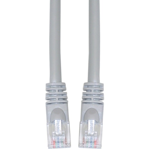 Cable Wholesale Cat6 Gray Copper Ethernet Patch Cable, Snagless/Molded Boot, POE Compliant, 10 foot 10X8-02110 - main