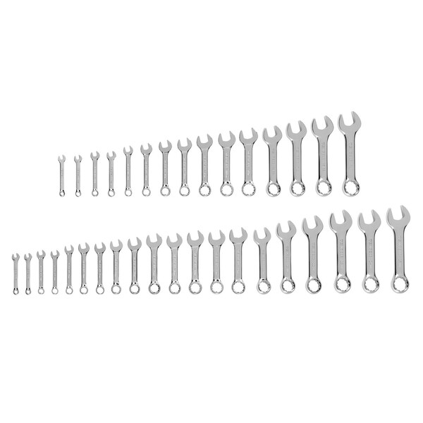 Tekton Stubby Combination Wrench Set, 34-Piece (1/4 - 1 in., 6 - 24 mm) WCB90413 - main