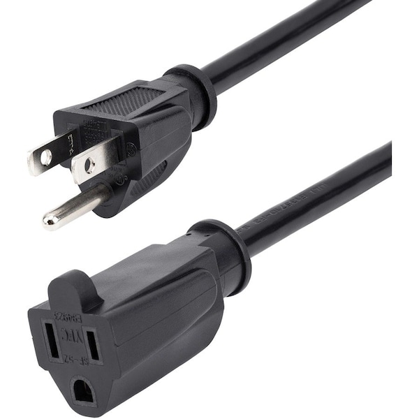 Startech.Com 3ft Power Extension Cord 5-15R to 5-15P PAC1013 - main