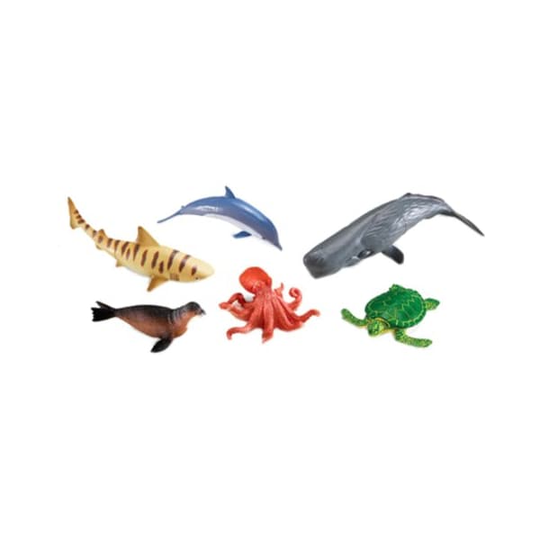 Learning Resources Jumbo Ocean Animals, Set of 6 0696 - main