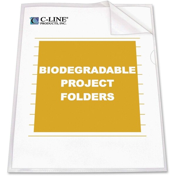 C-Line Products C-Line 62627 Ecological Project Folders Polypropylene Letter Size 25/box 62627 - main
