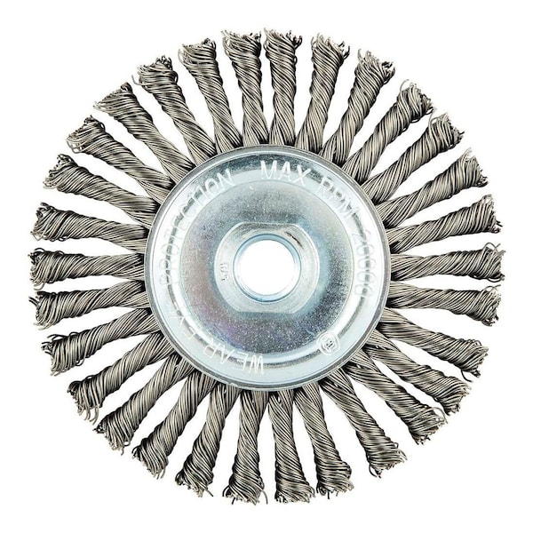 Norton Co Wheel Brush: 4 1/2 in Wheel Dia, Stringer Bead 66252839111 - main