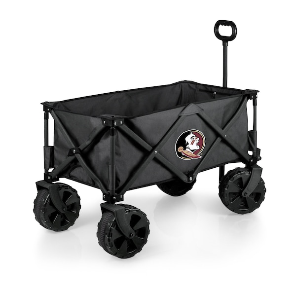 Picnic Time Family Of Brands NCAA Florida State Seminoles Adventure Wagon Elite All-Terrain Folding Beach Wagon 741-85-679-174-0 - main