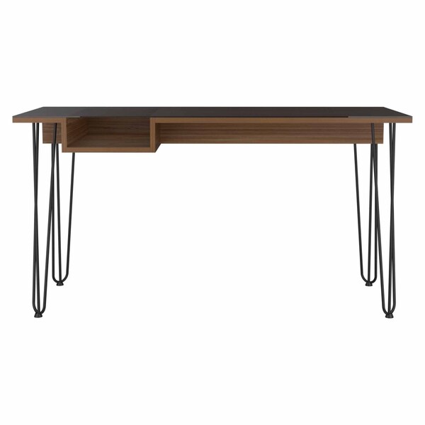 Homeroots 55" Brown and Black Computer Desk 403802 - main