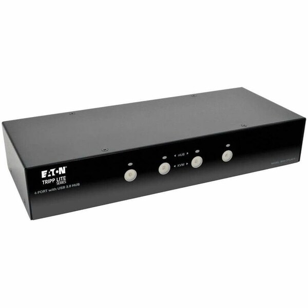Eaton EATON Tripp Lite Series 4-Port DisplayPort KVM Switch with Audio, Cables and USB 3.0 SuperSpeed Hub B004-DPUA4-K - main