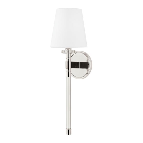 Hudson Valley Lighting Blixen 1 Light Wall Sconce 6 In. Polished Nickel 5410-PN - main