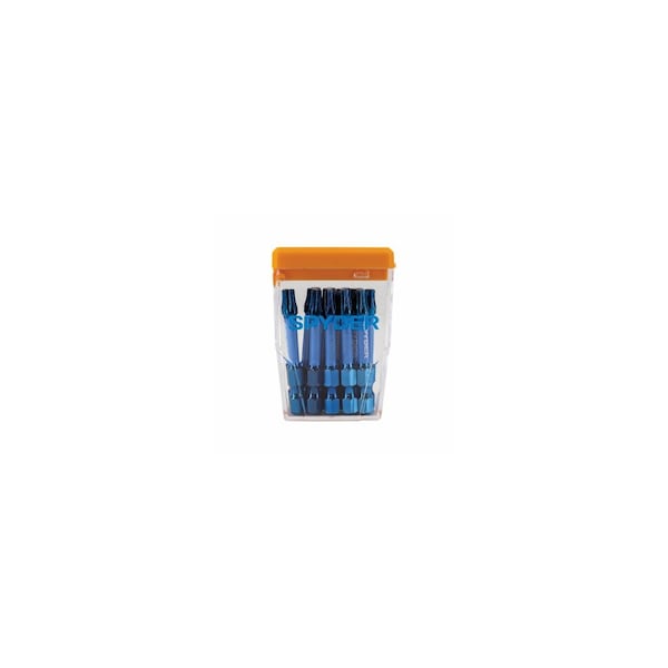 Sm Products T25 Mach-Blue Torx Impact Driver Bits, 2 In., 15-Pk. Case 19076 - main