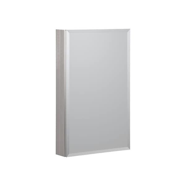 Craft And Main Medicine Cabinet, 19x30 in, Aluminum MMC1930-BN - main