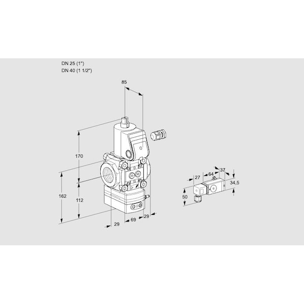 Honeywell Kromschroder VAD225/40R/NW-50A KS88015075 - main
