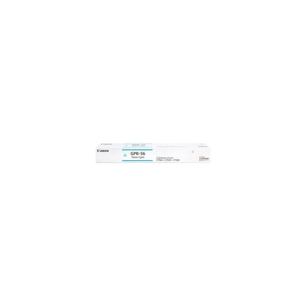 Canon GPR-56 Toner Bottle Cartridge, Laser, Cyan, 66500 Pages 0999C003 - main