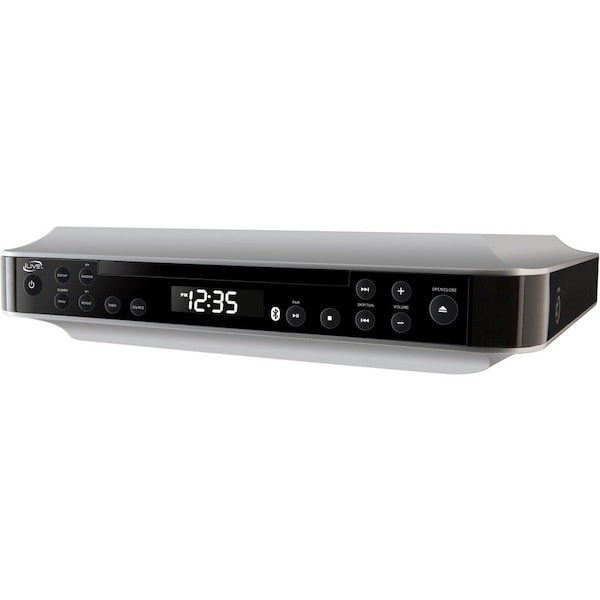Ilive Bluetooth Under Cabinet Music System IKBC384S - CD-RW - CD-DA Playback - 1 Disc(s) - Silver IKBC384S - main