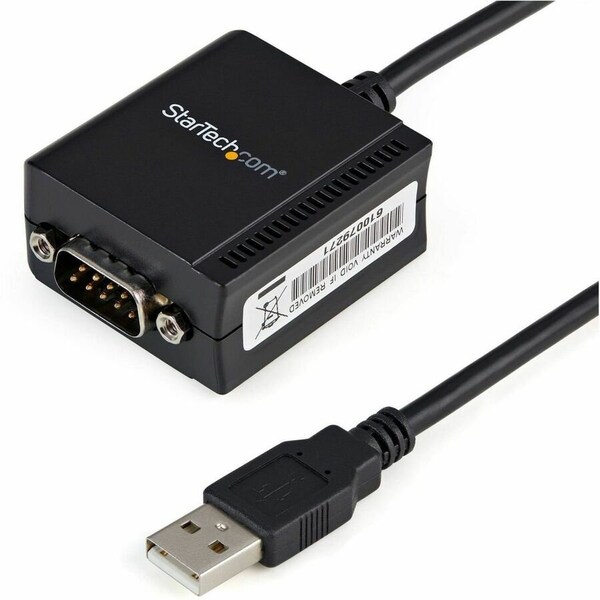 Startech.Com 1 Port FTDI USB to Serial RS232 Adapter Cable with COM Retention - TAA ICUSB2321F - main