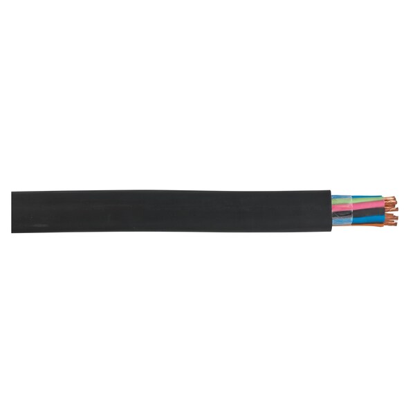 Prysmian UL SOOW Portable Cord, 14 AWG, 41 Strand, 6C, CPE, Black, Sold per FT 09406.41.01 - main