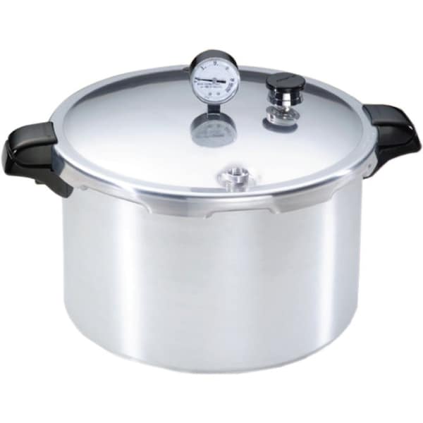 National Presto Presto Brushed Aluminum Pressure Cooker and Canner 16 qt 01755 - main