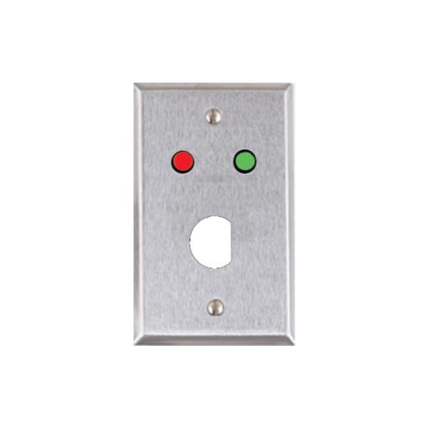 Alarm Controls Wall Plate, Single Gang, Stainless Steel RP-04 - main