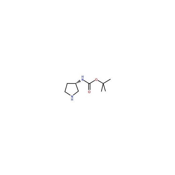 Ak Scientific (S)-3-(Boc-amino)pyrrolidine (5g), CAS 122536-76-9 R063-5g - main
