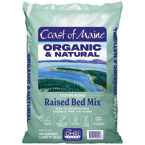 Coast Of Maine Castine Blend Organic Raised Bed Soil 1 cu ft CA1000 - main